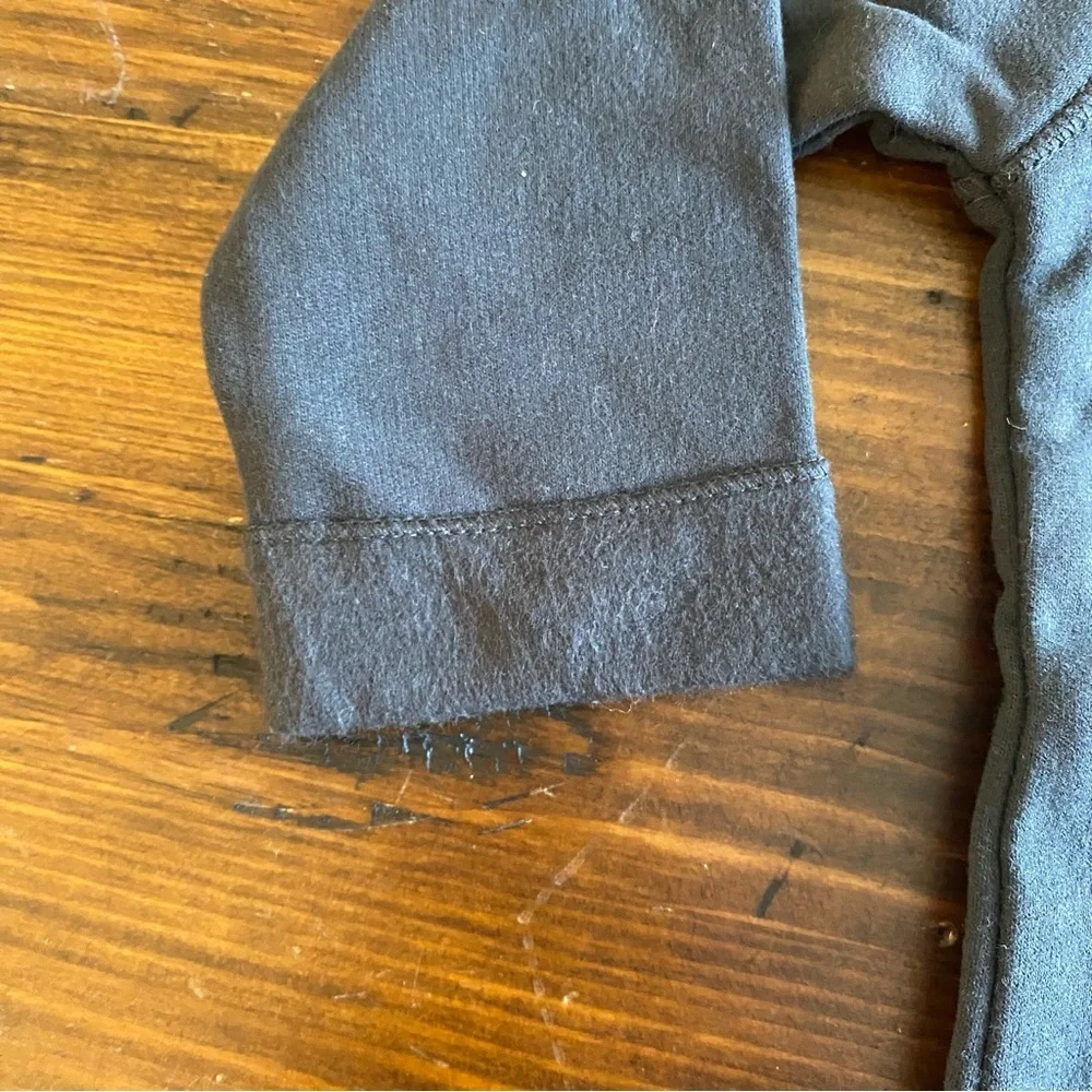 Gray Label Brand Hooded Cardigan 100% Organic‎ Cotton Gray 6-9 Months Snaps Tie